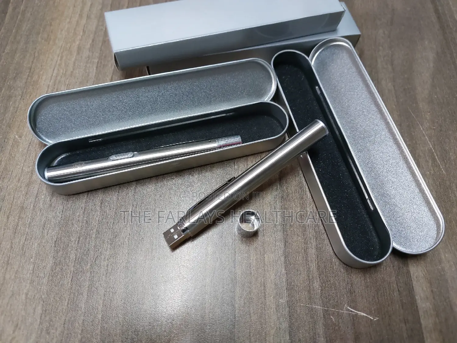 Pen Torch Rechargable ( Silver)