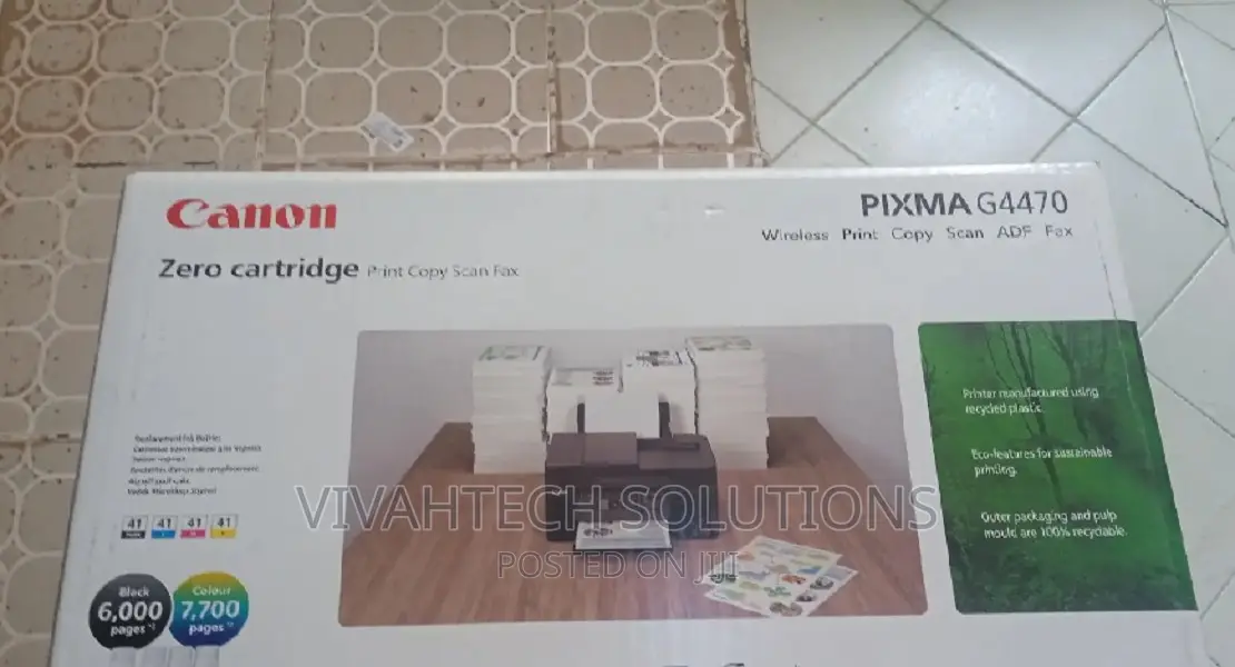Canon PIXMA G4470 Wireless Zero Cartridge Printer
