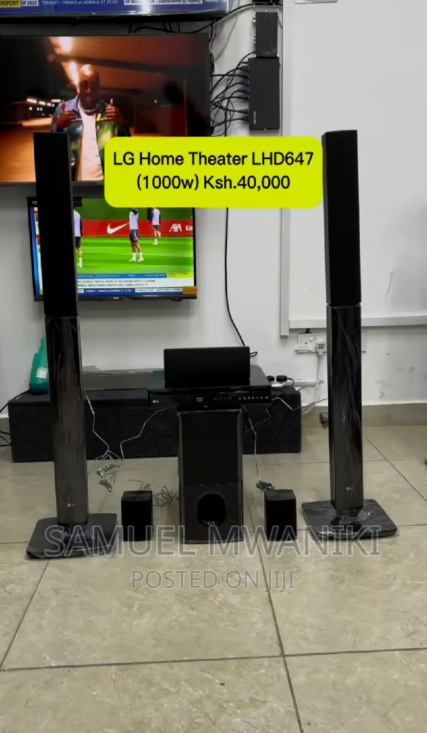 Lg Hometheater System Bass Blast Lhd647 5.1 Ch 1000 Watts