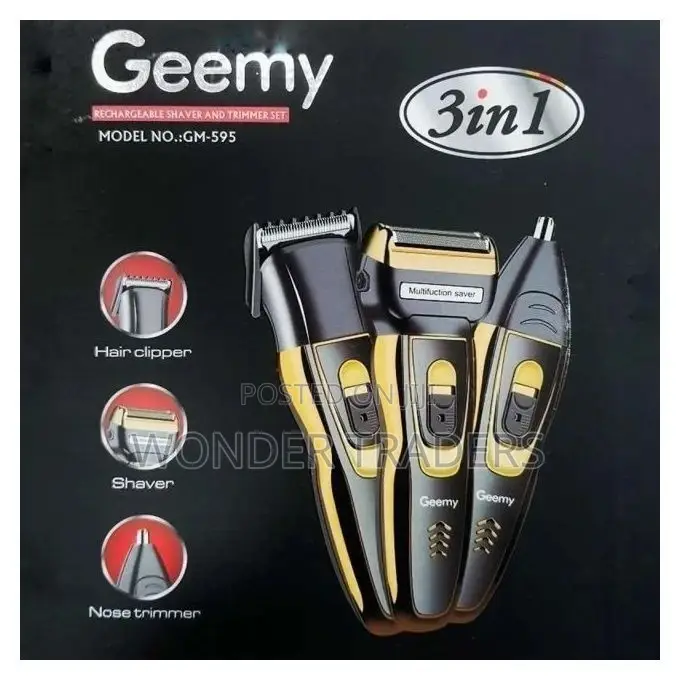 Geemy Shaver Geemy Shaver 3 In1 Rechargeable