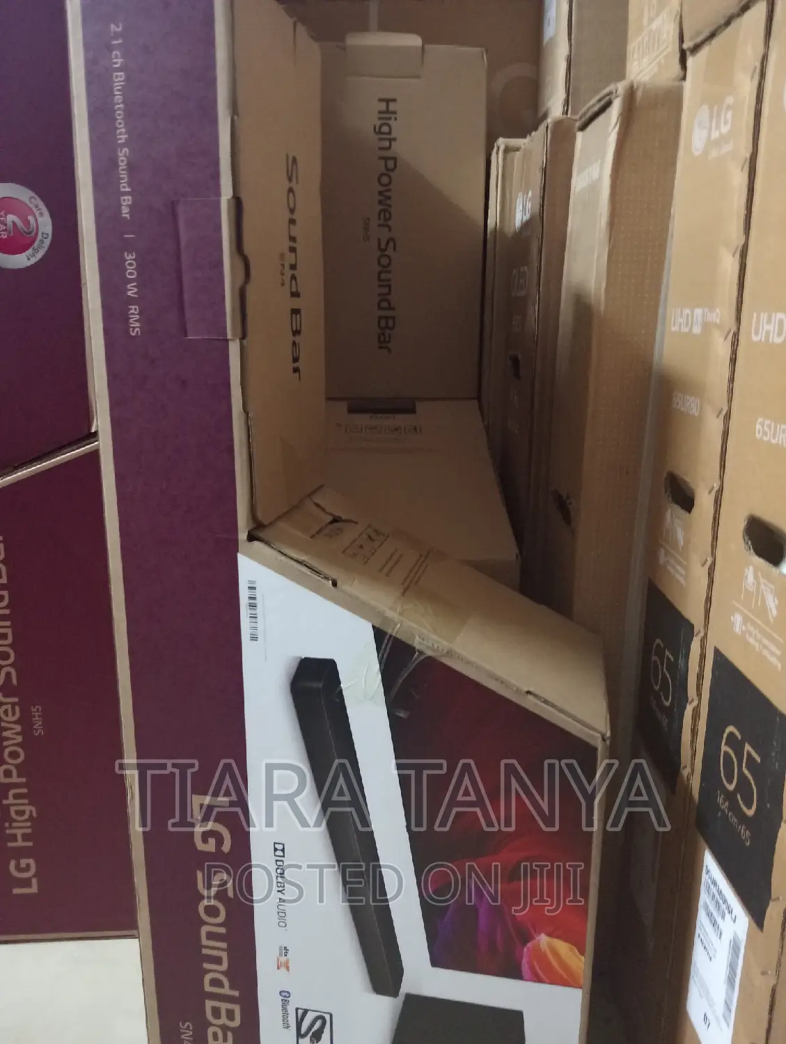 LG SN4 300W -2.1ch Sound Bar – Wireless Subwoofer