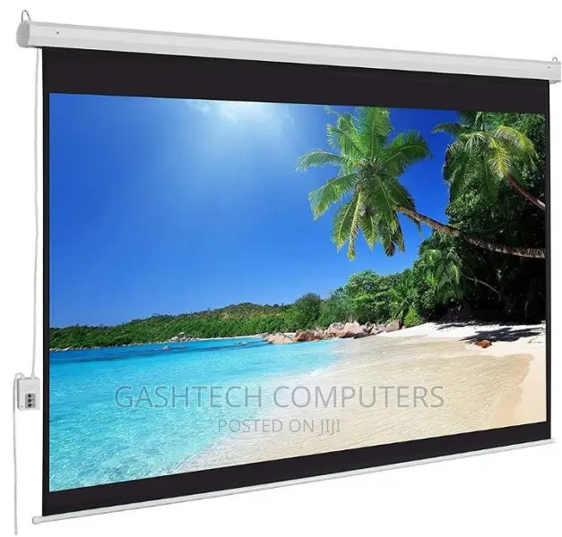 Auto Electric Projector Screen 200*200 78*78''