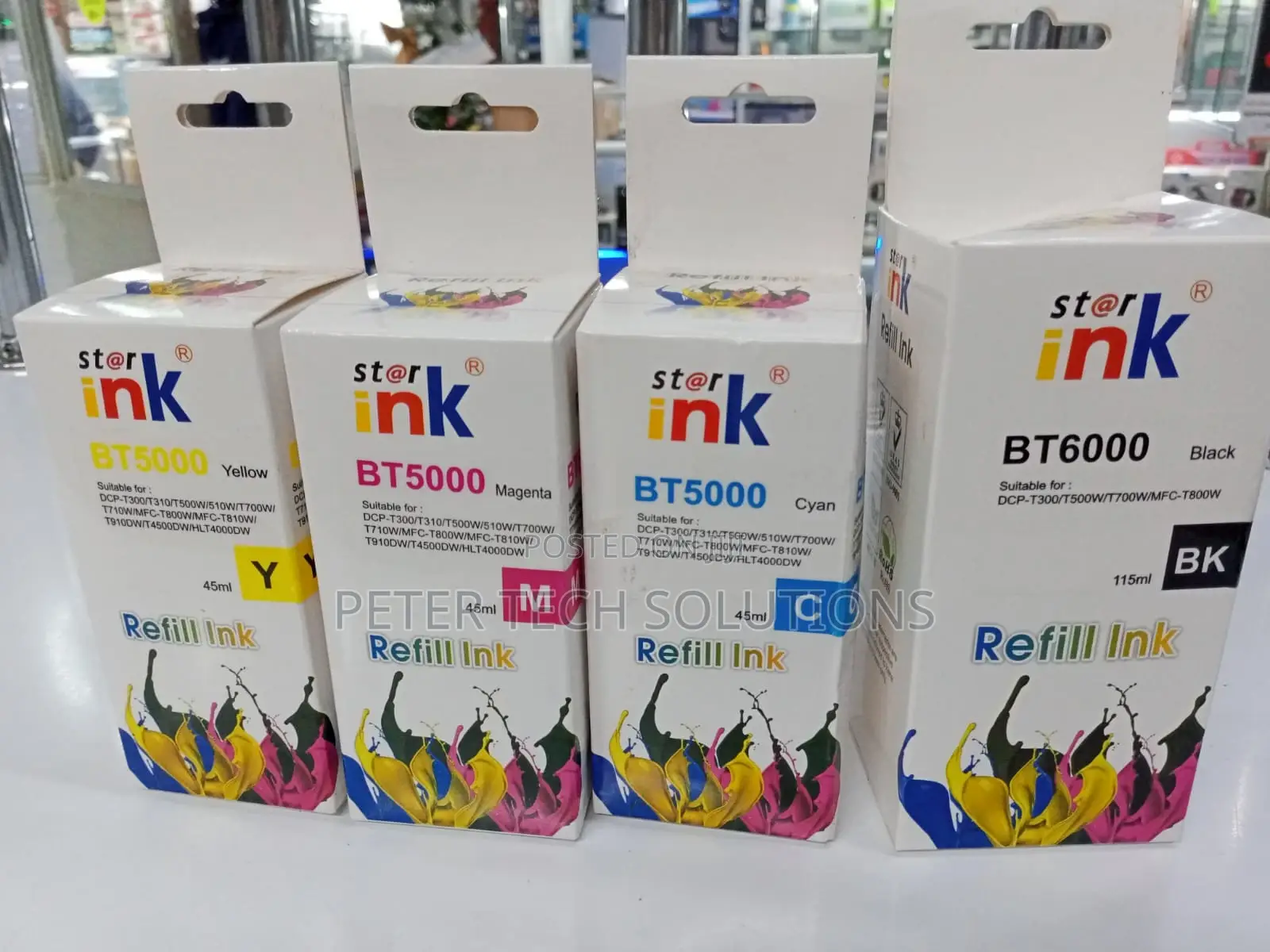 Original Inks for Inkjet Brothers Printer Bt5000