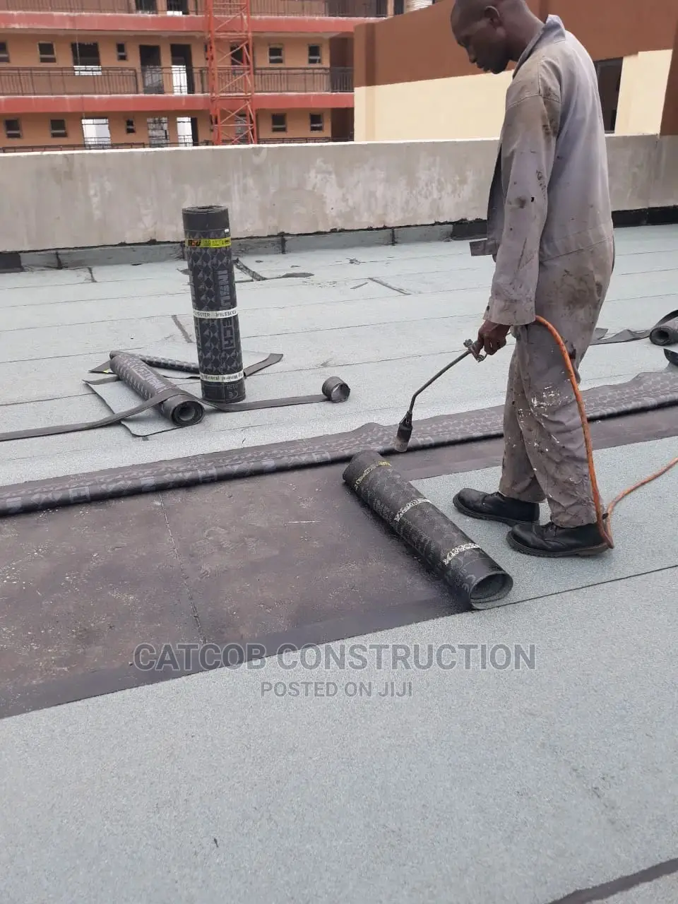 APP Application on Flatroofs