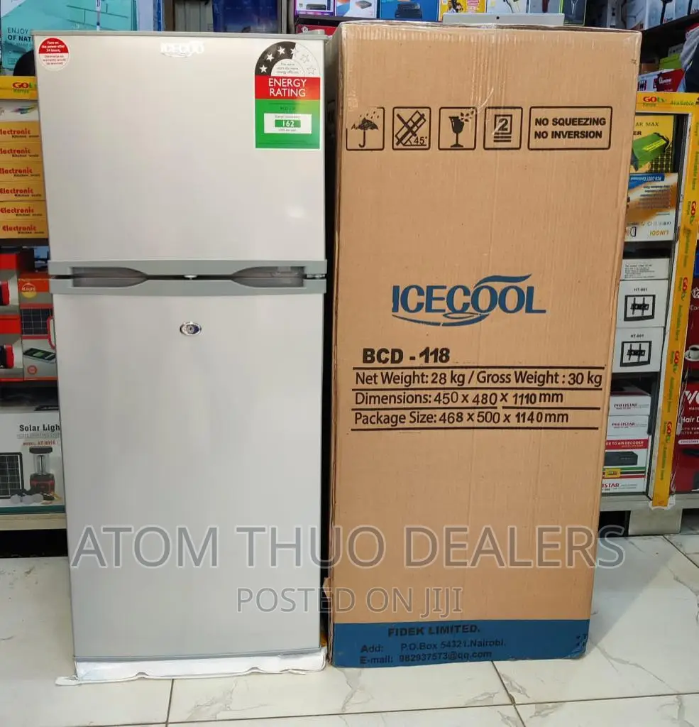 Icecool138lt Double Door Fridge/ Refrigerator 