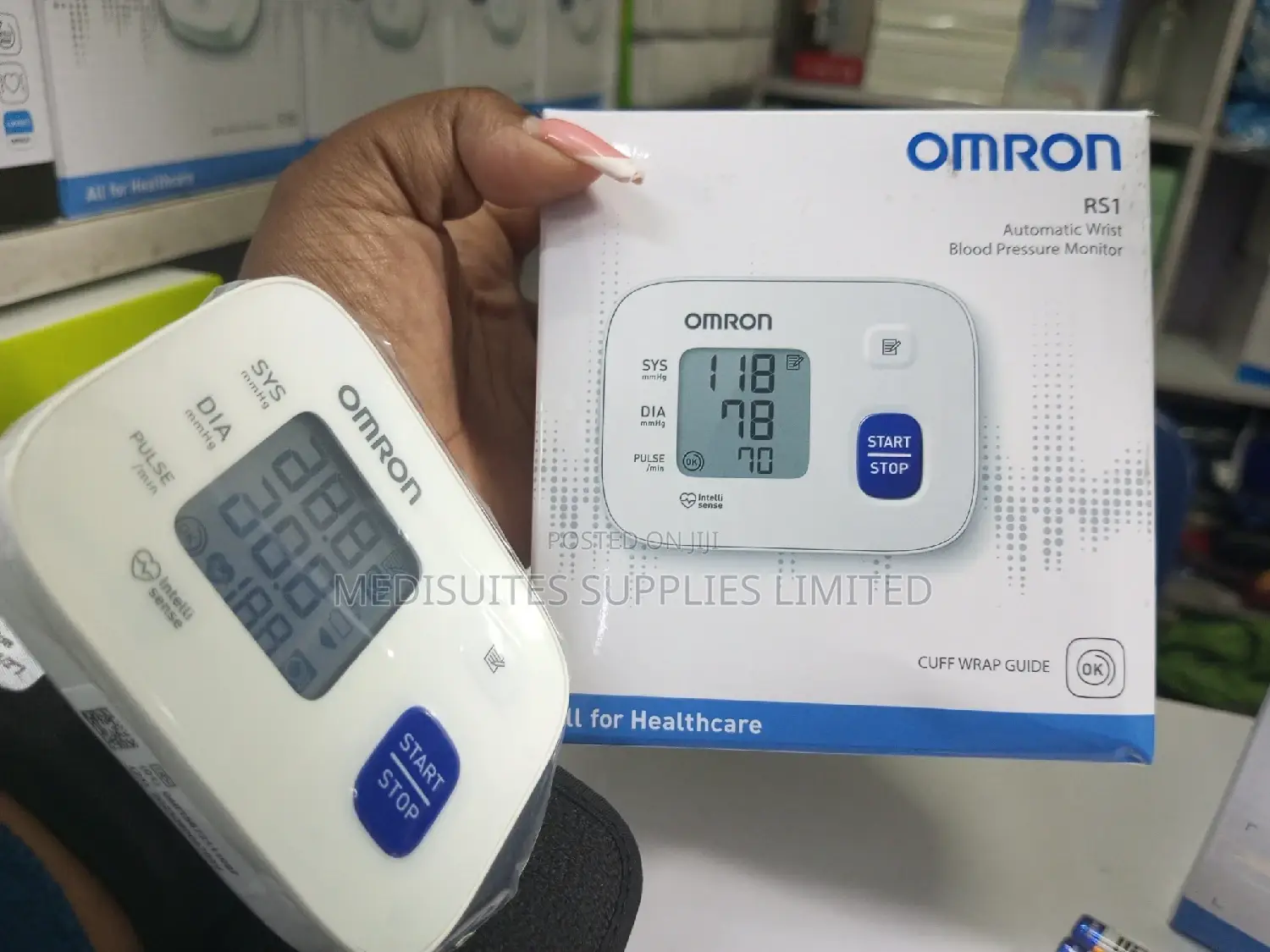 Wrist Omrom Blood Pressure Monitor