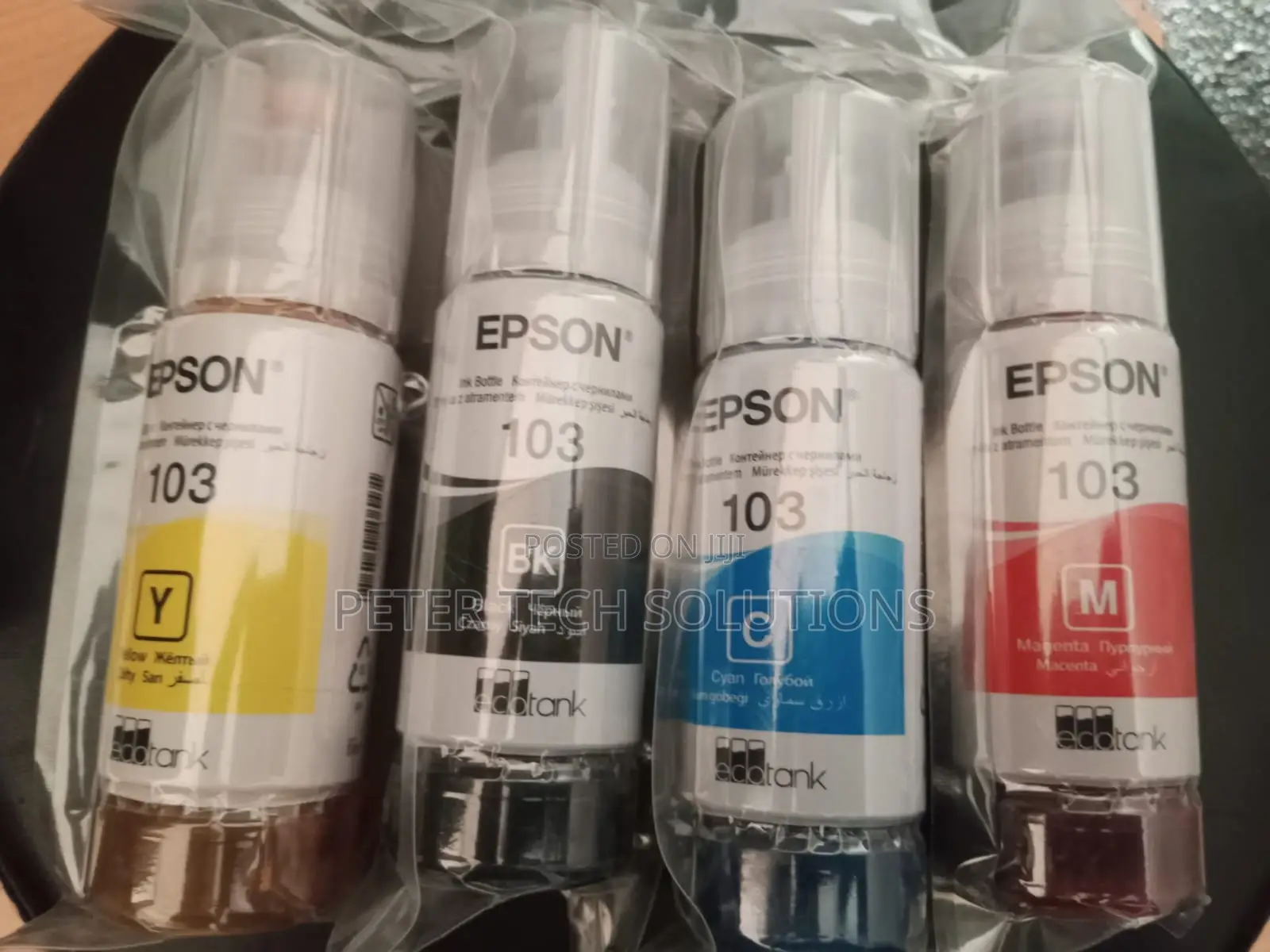 L3250 EPSON 4 Color Original 103 Inks