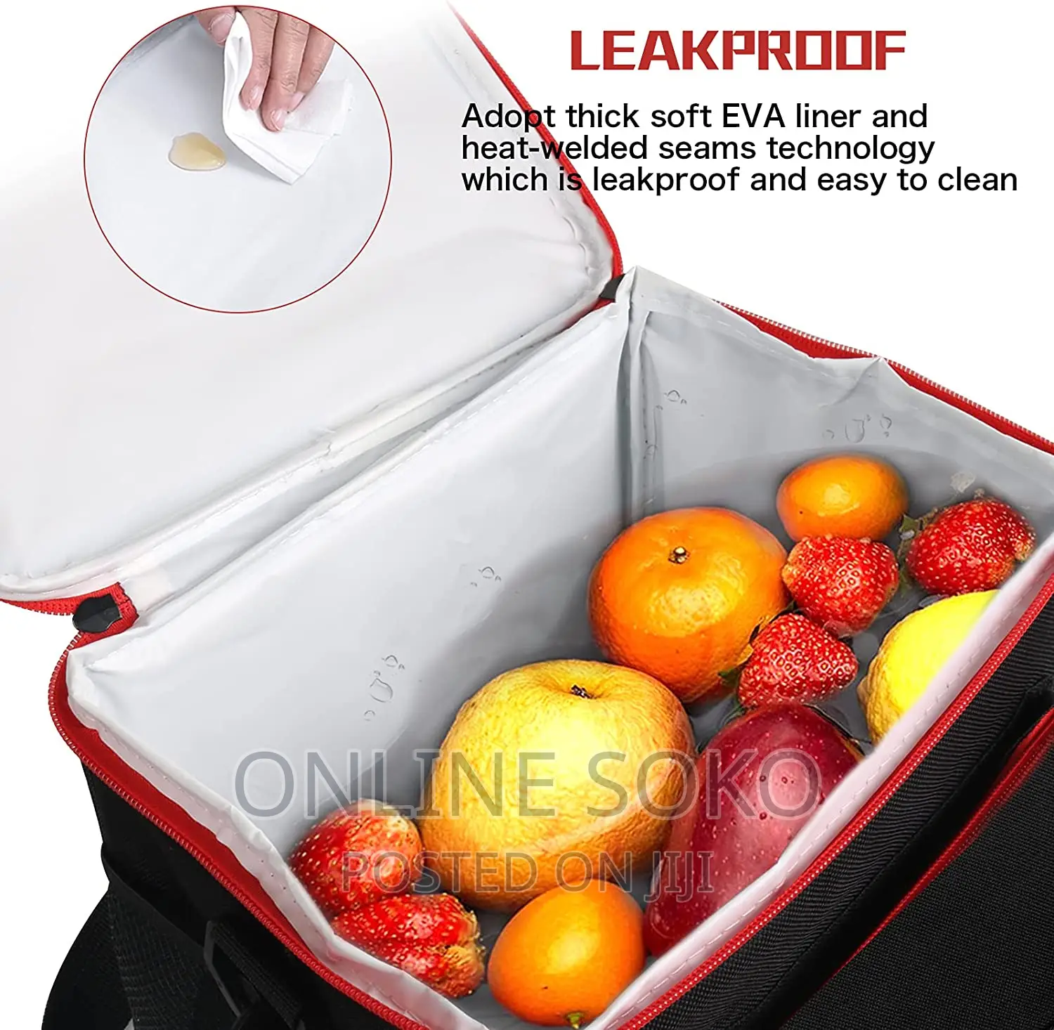 Men Women Portable Thermal Insulated Cooler Food Lunch Bags