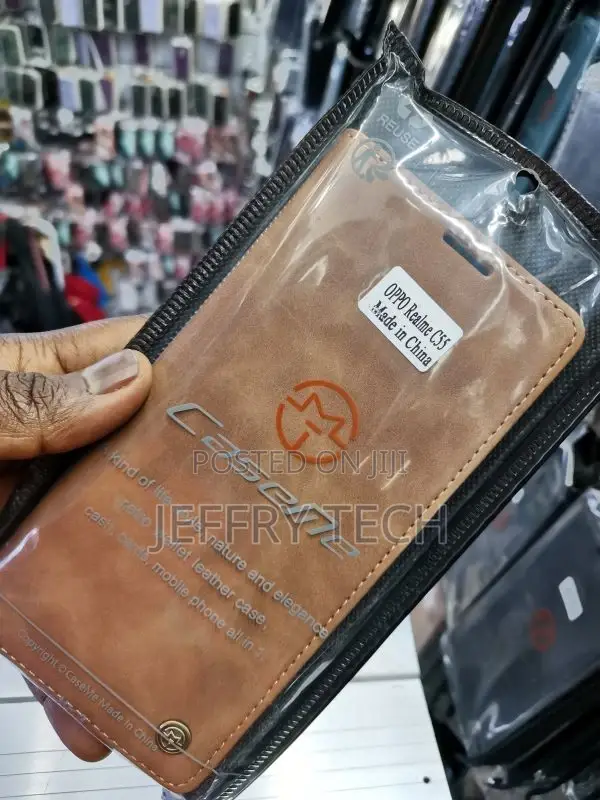 Case for Realmec55 Premium Leather Wallet Leather Flip Case