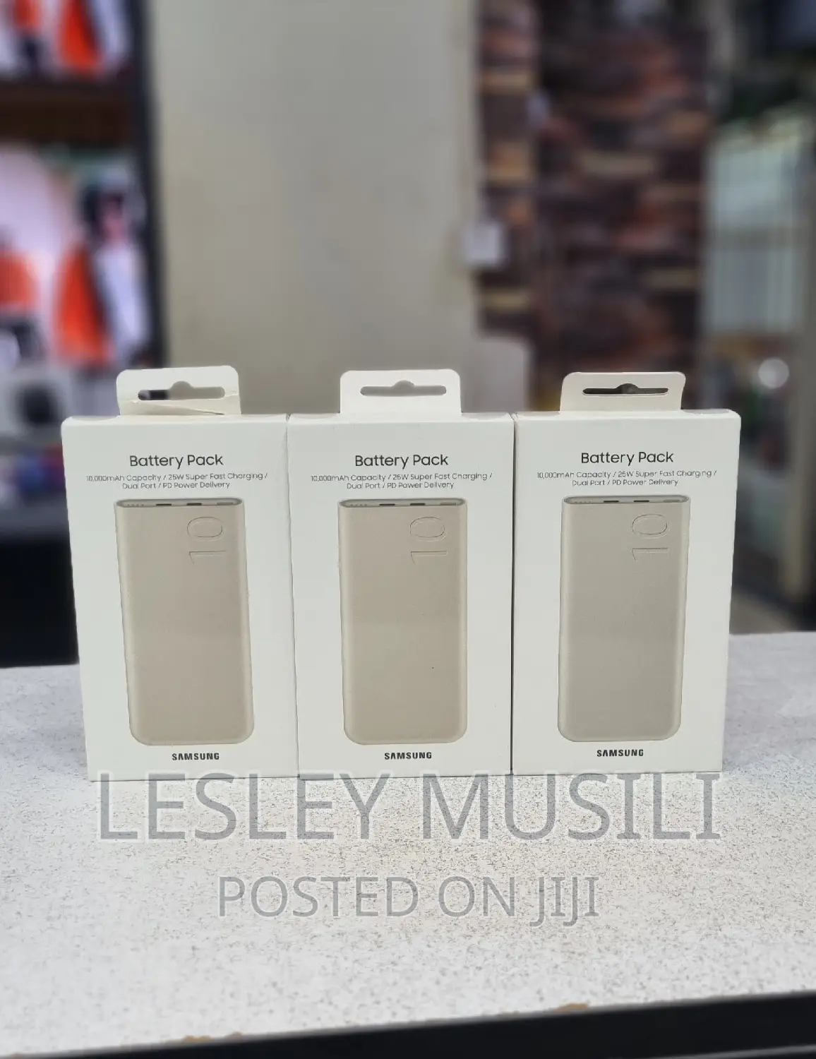 Samsung Battery Pack
10,000mah 25w Super Fast Charging