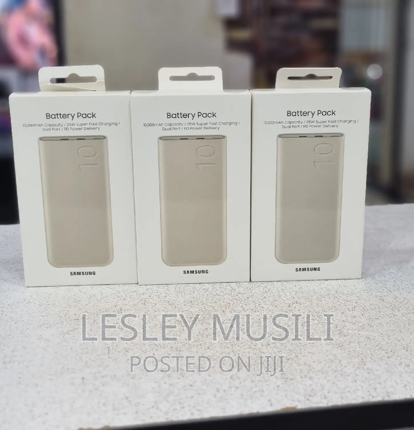 Samsung Battery Pack
10,000mah 25w Super Fast Charging