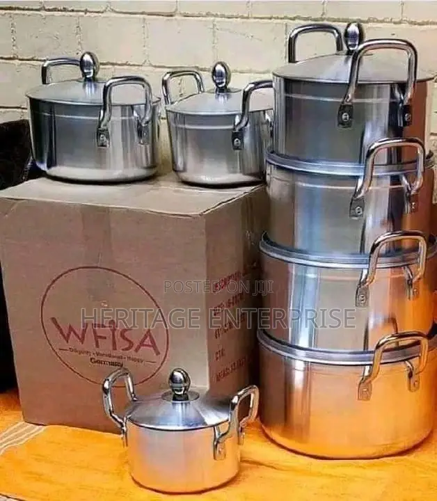 Tornado Stainless Alluminium Sufuria 14pc