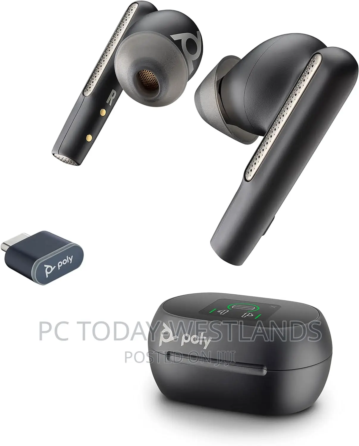 Poly Voyager Free 60+ UC Wireless Earbuds USB-A Dongle
