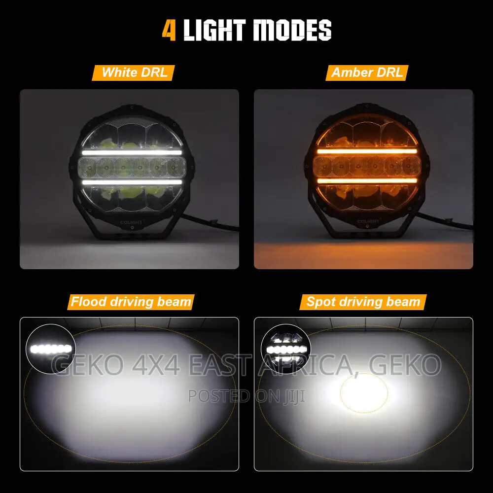 2024 9 Inch High Power Combo With Dual Color DRL G-Sl-D090-C