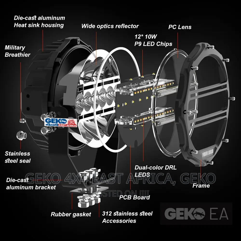 2024 9 Inch High Power Combo With Dual Color DRL G-Sl-D090-C