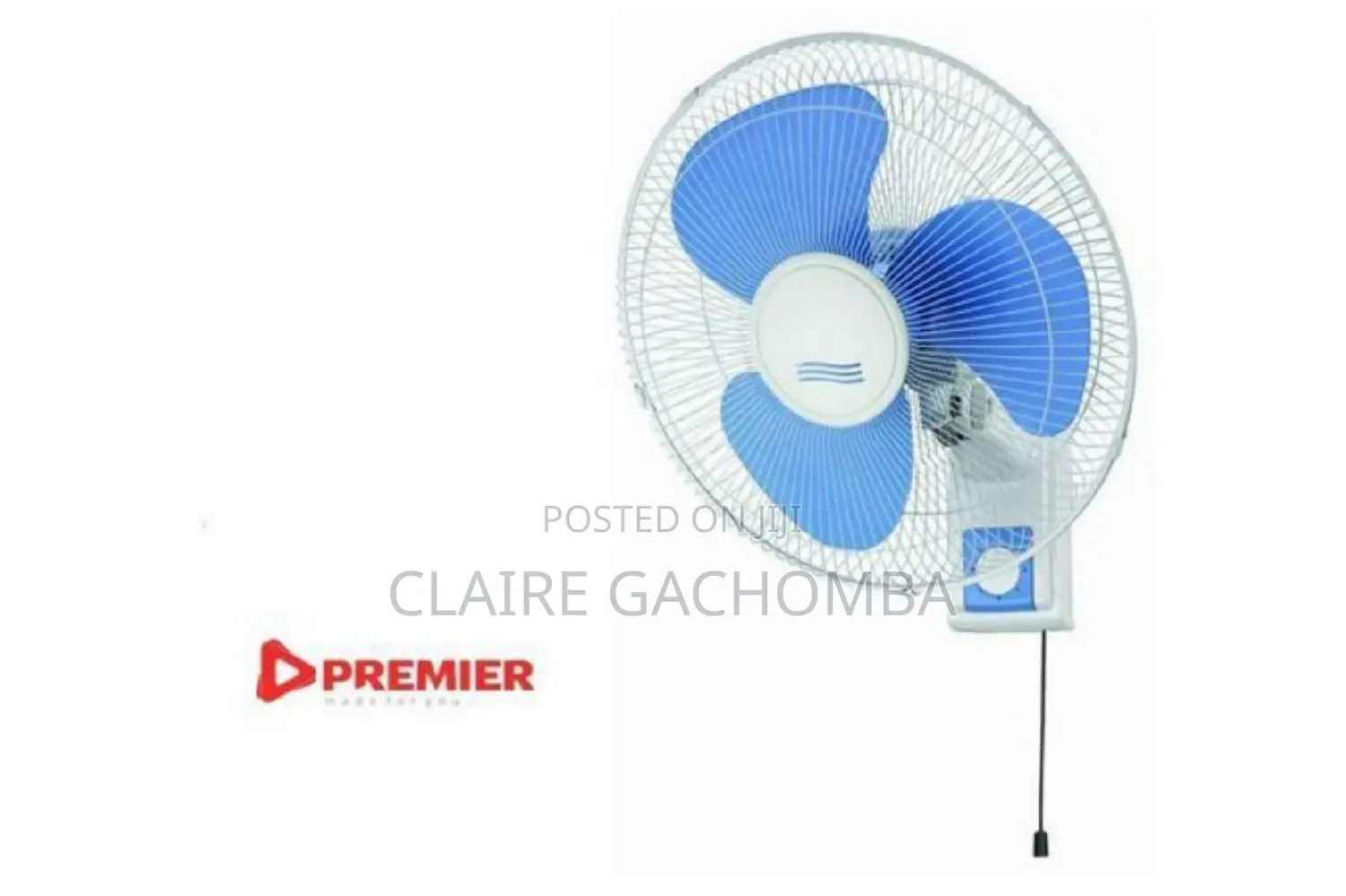 Fan!Wall Fan Premier 16inch Wall Fan-3speed