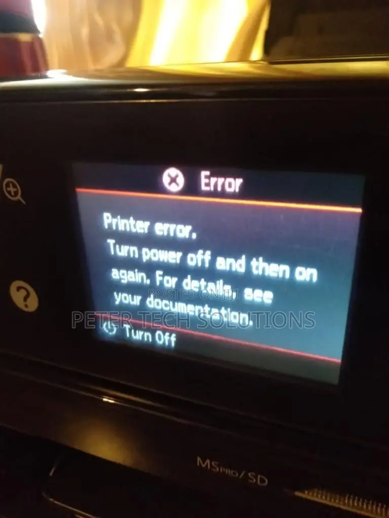 All Epsons Printers Errors