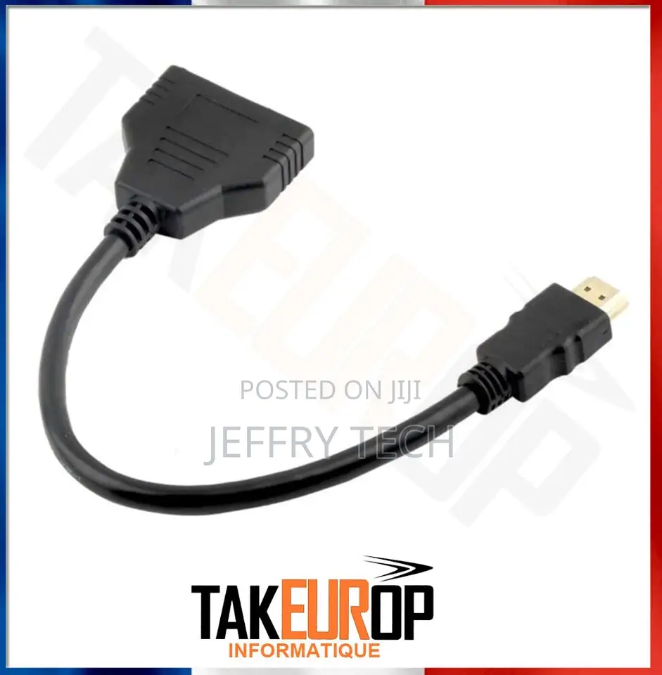 HDMI Multi-Socket Splitter - 1 Male Input / 2 Female Outputs