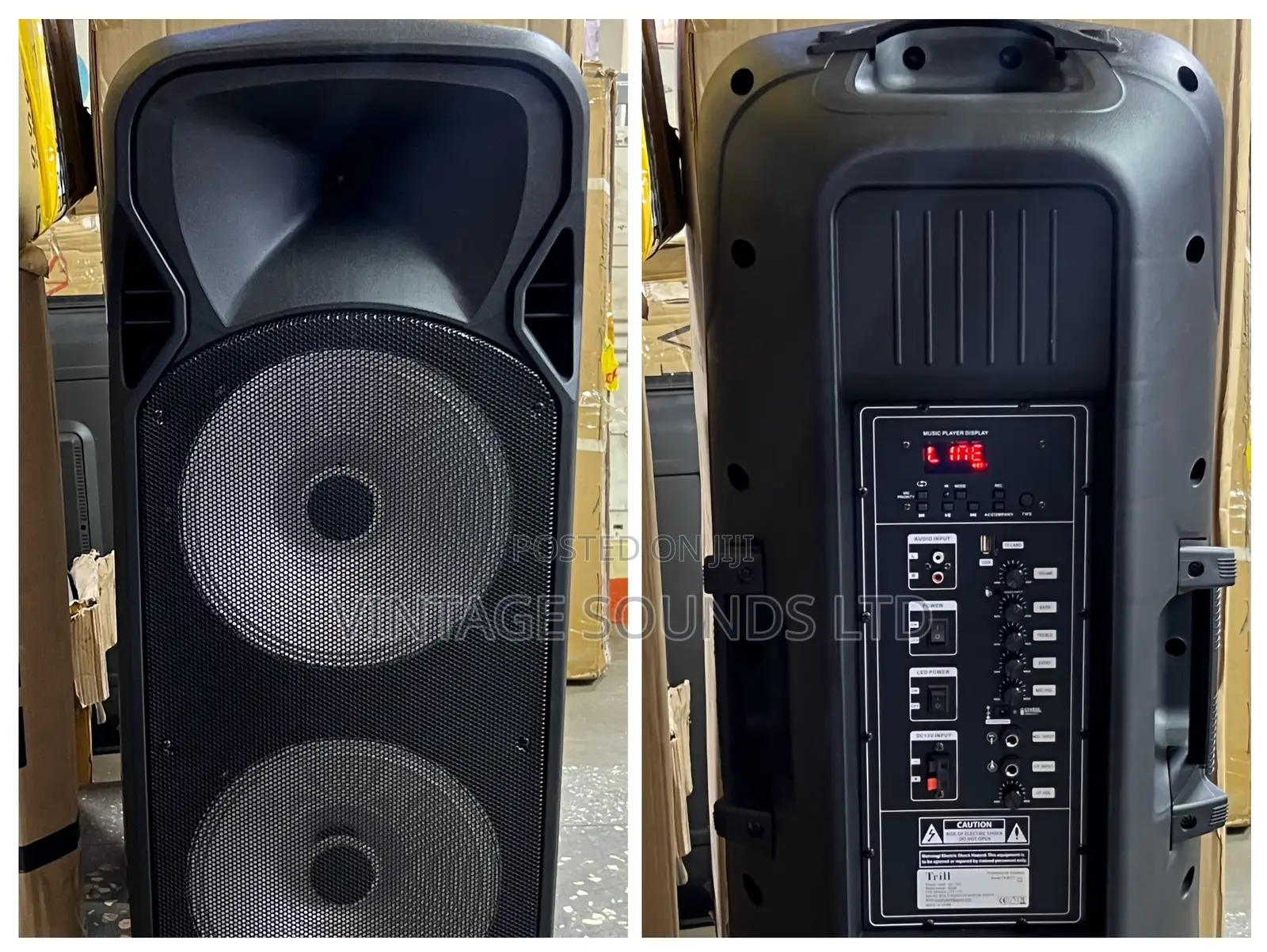 TRILL B212-12 Inch Portable Powered Speaker