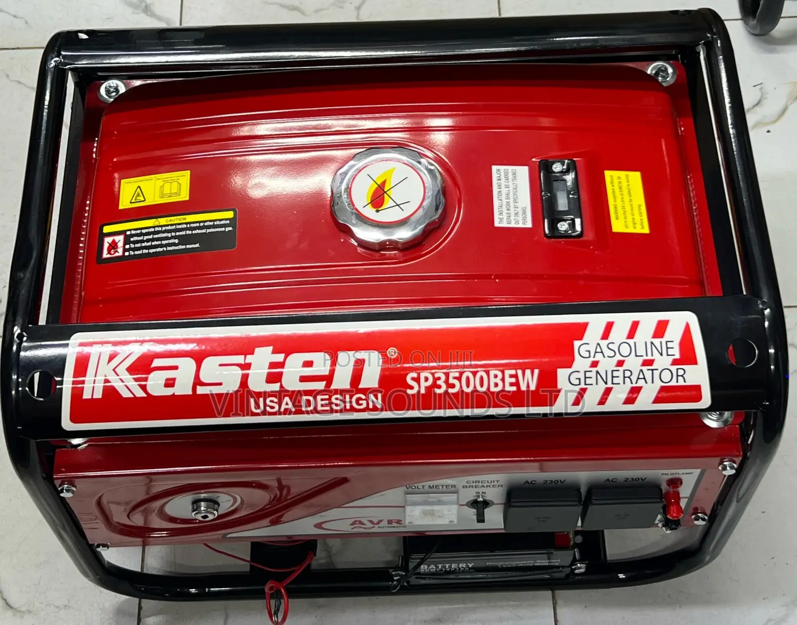 Kasten 2.5KVA SP3500B Petrol Generator With  Start