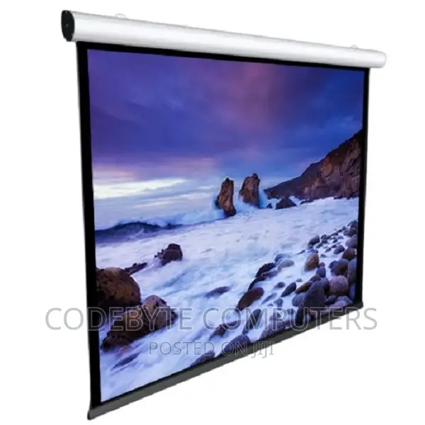 Auto Electric Projector Screen 240 X 240