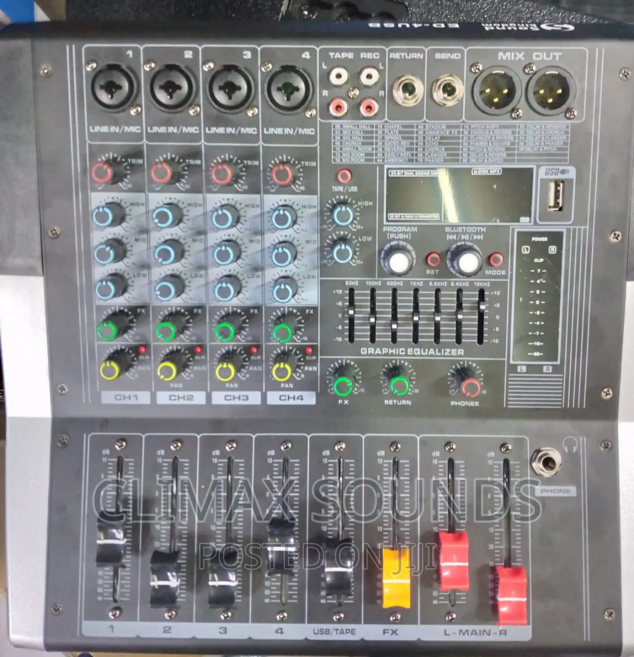 Plain Mixer 4 Channel Pro Mixer