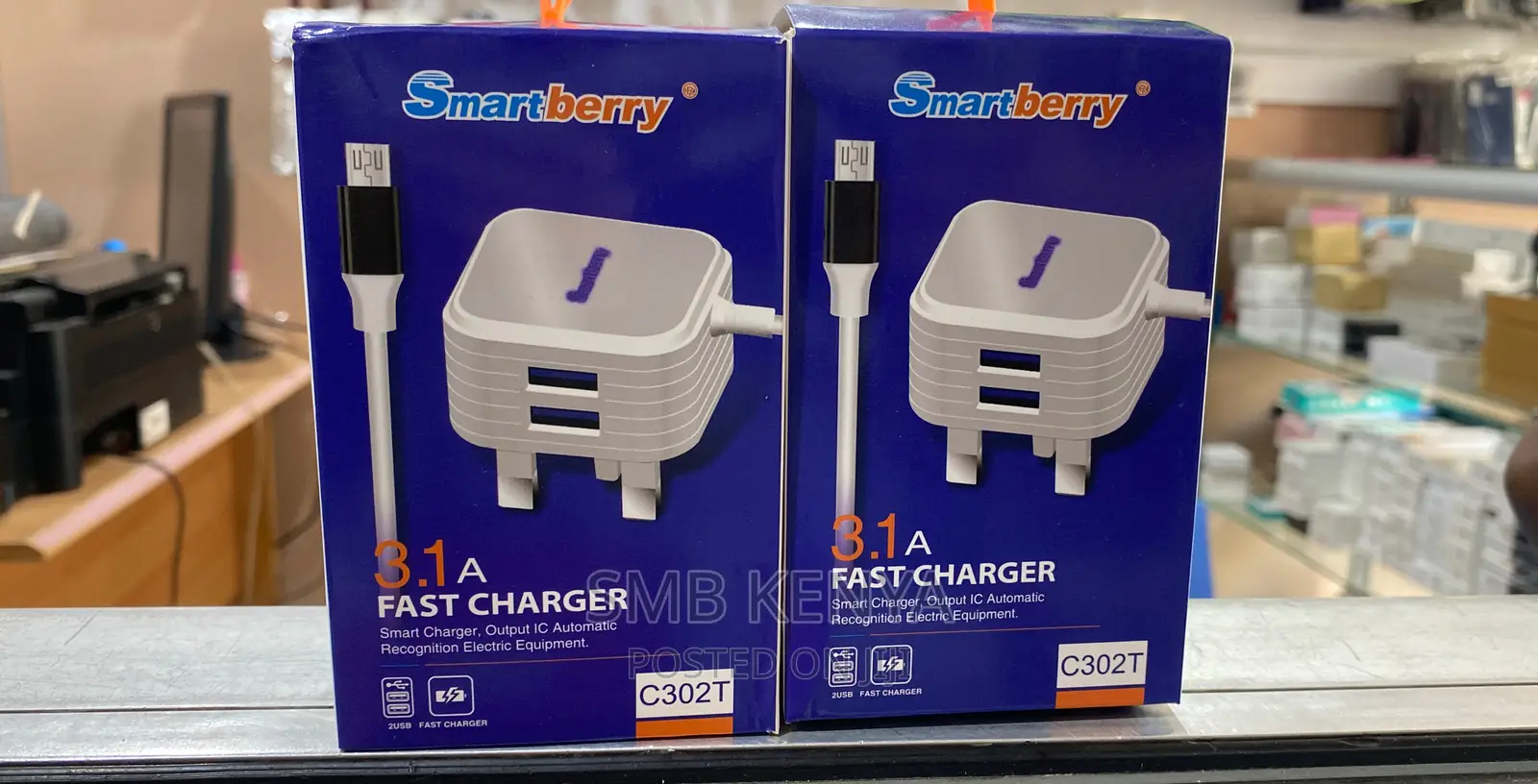 Dual Usb Port Fast Charger Type C