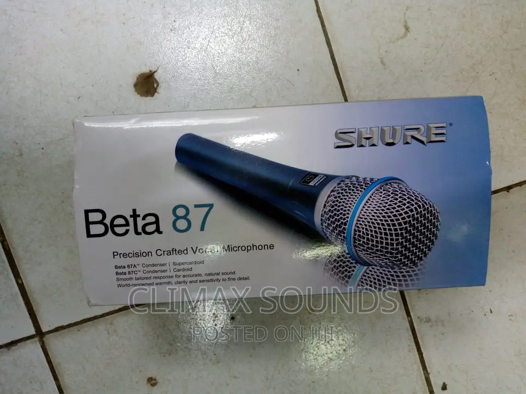 Shure Code Mic Beta 87"