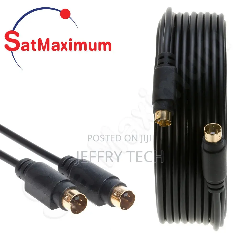 S Video Cable 4 Pin M/M SVHS Male to Male S-Video Cord 6ft 1