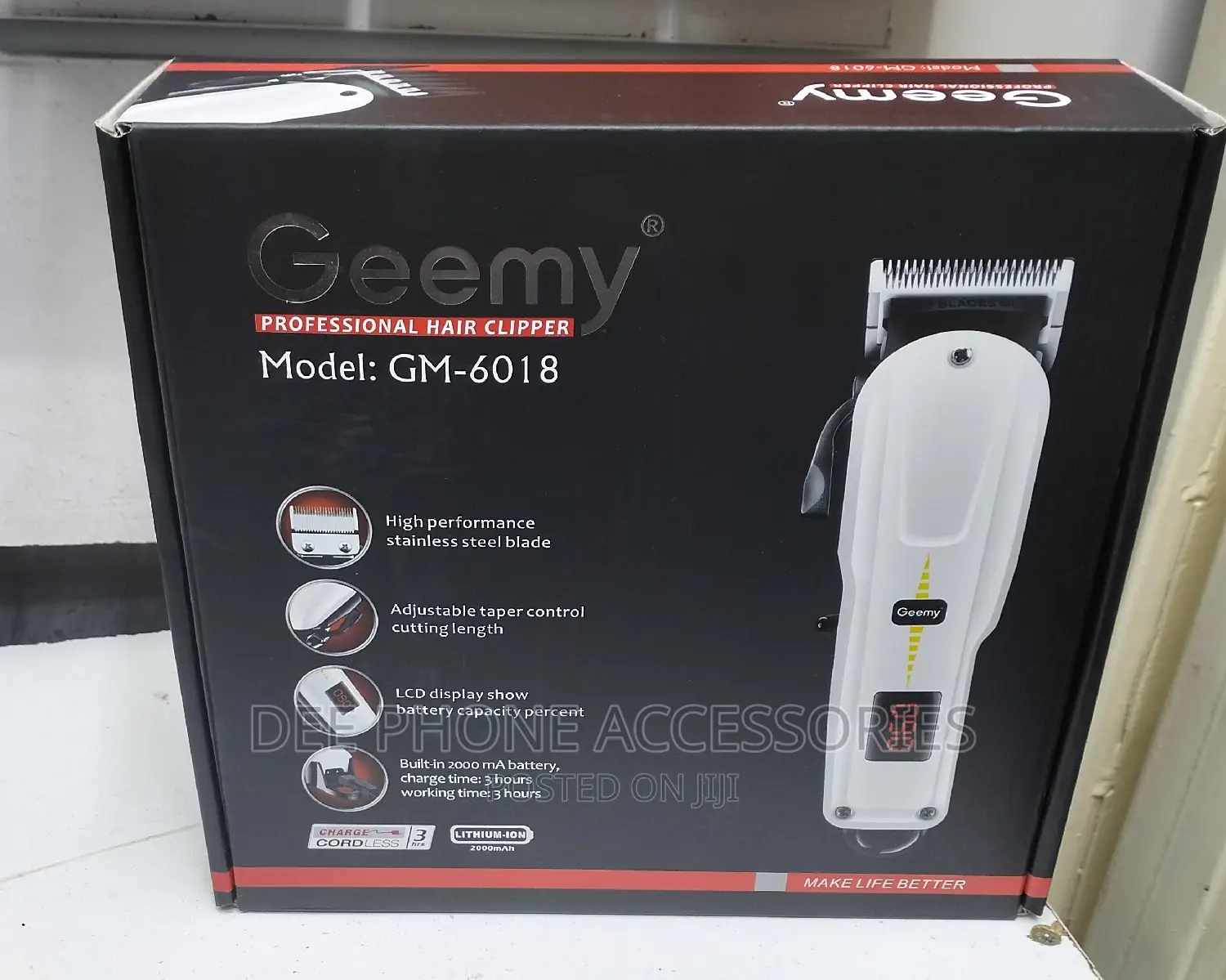 Geemy Professional Hair Clipper GM 6018