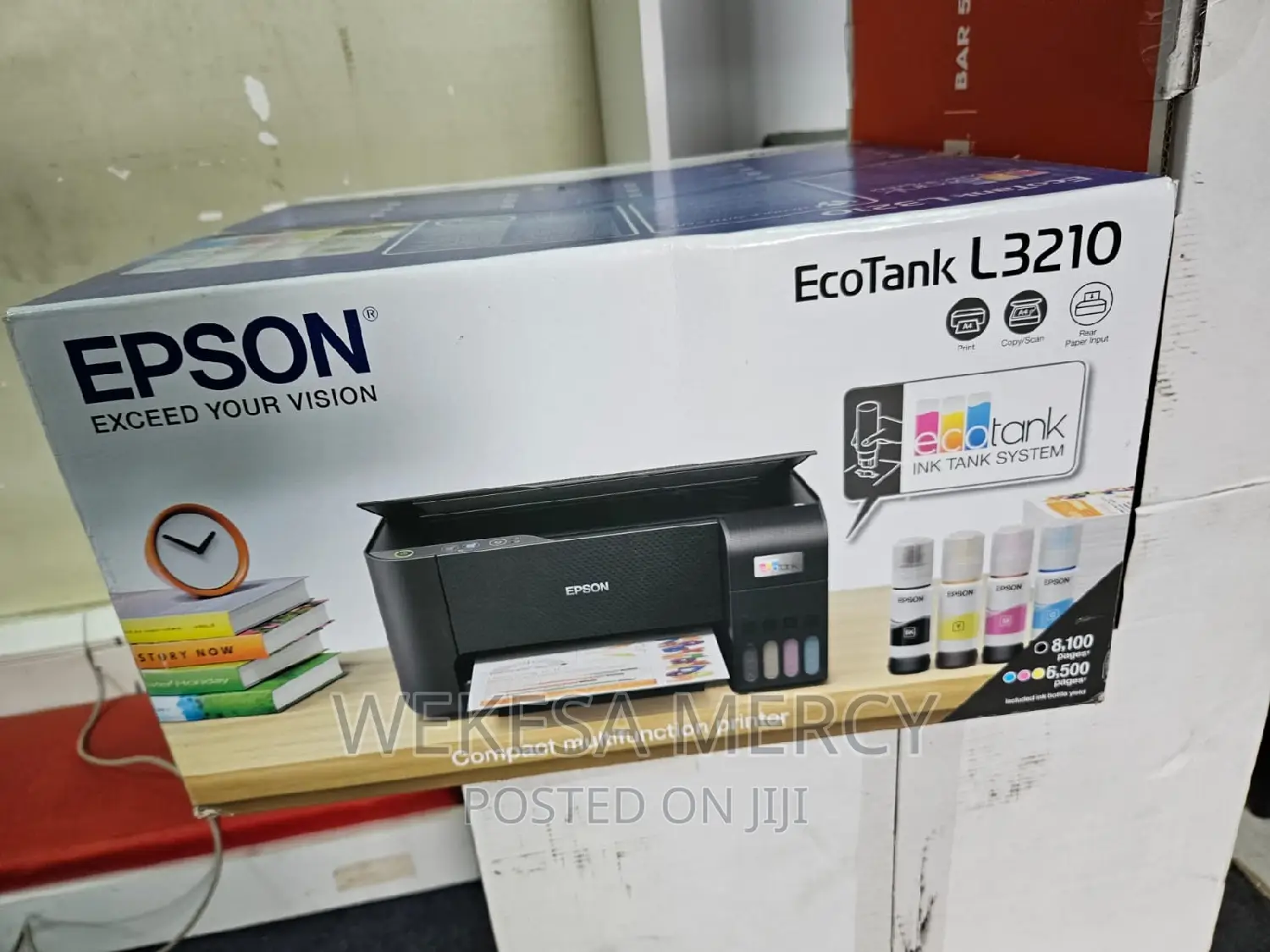 Epson Ecotank L3210 A4 All-in-One Ink Tank Printer