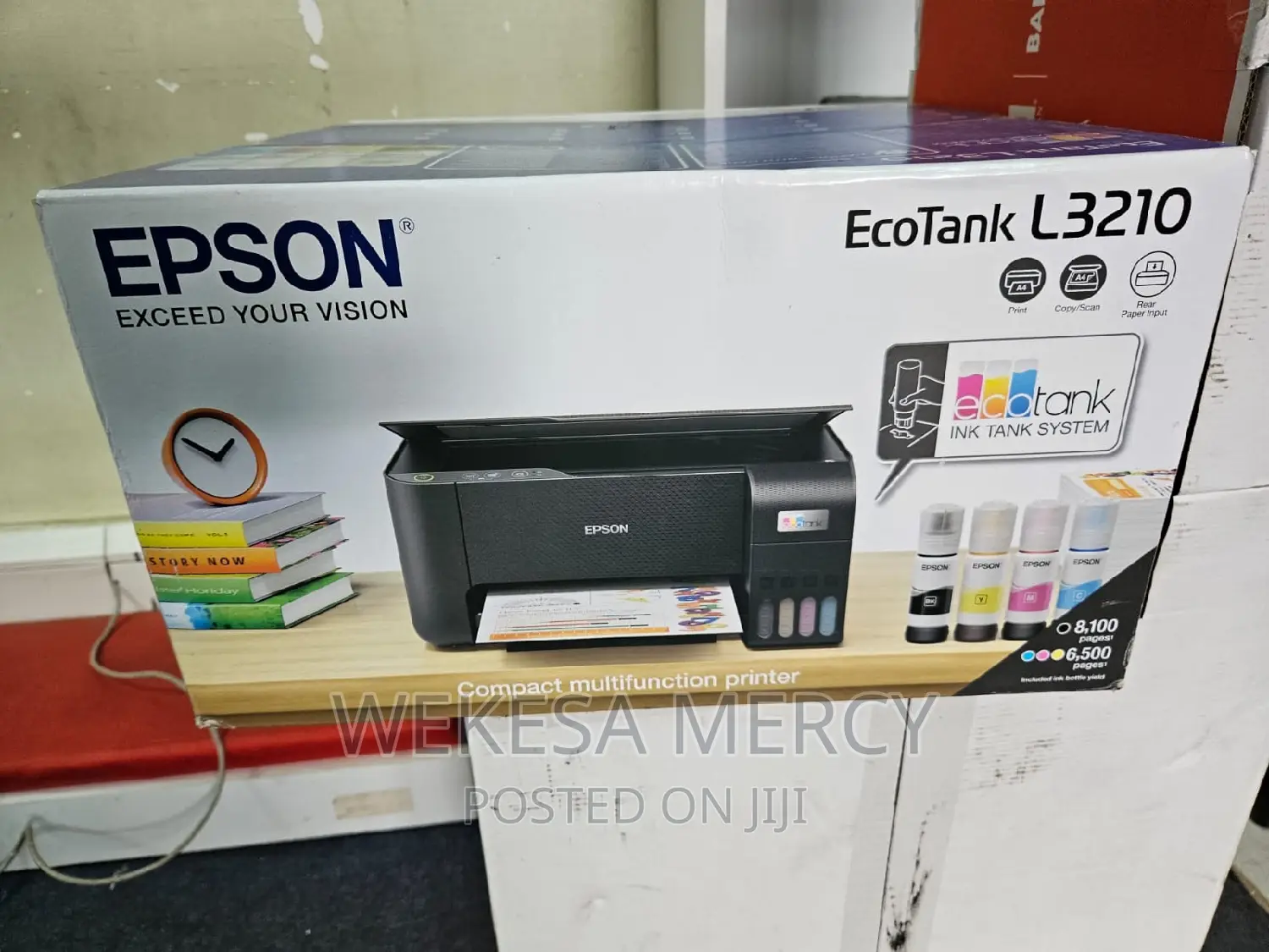 Epson Ecotank L3210 A4 All-in-One Ink Tank Printer