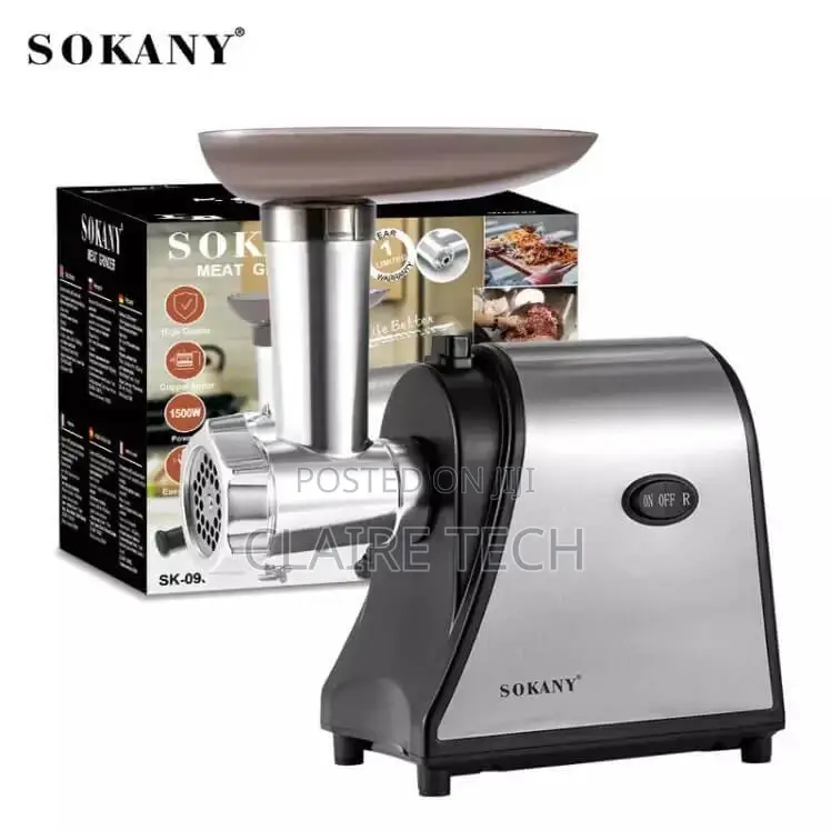 Sokany Multifunctional Electric Meat Mincer/Grinder 1500w