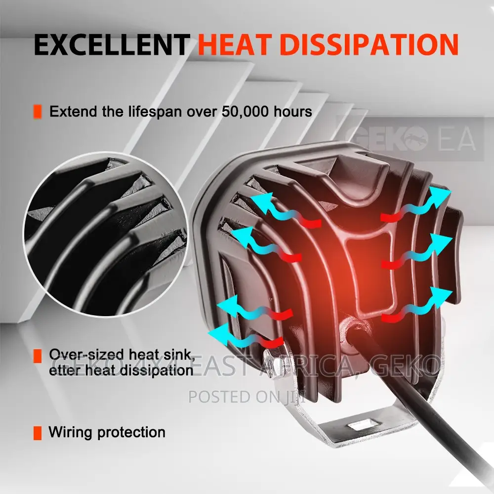 Offroad 3 Inch 80 Watts Spot Fog Pods Yellow Beams