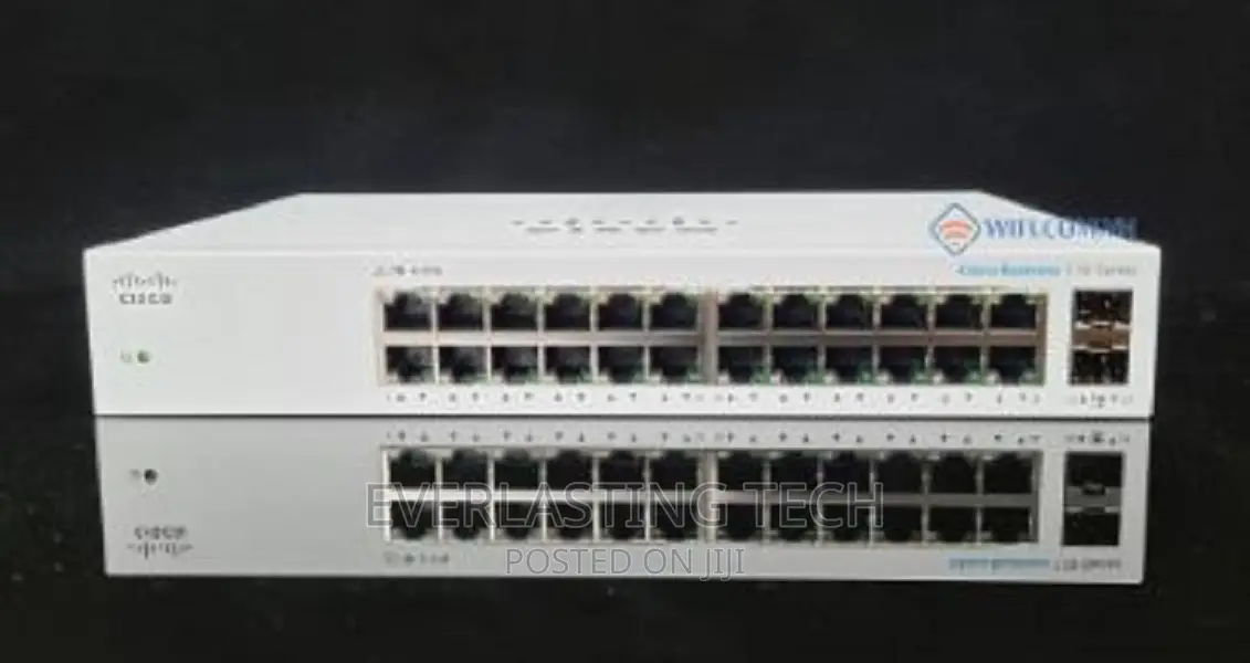 .Cisco CBS Unmanaged 24-Port 2x1g SFP Gigabit Switch Non Poe