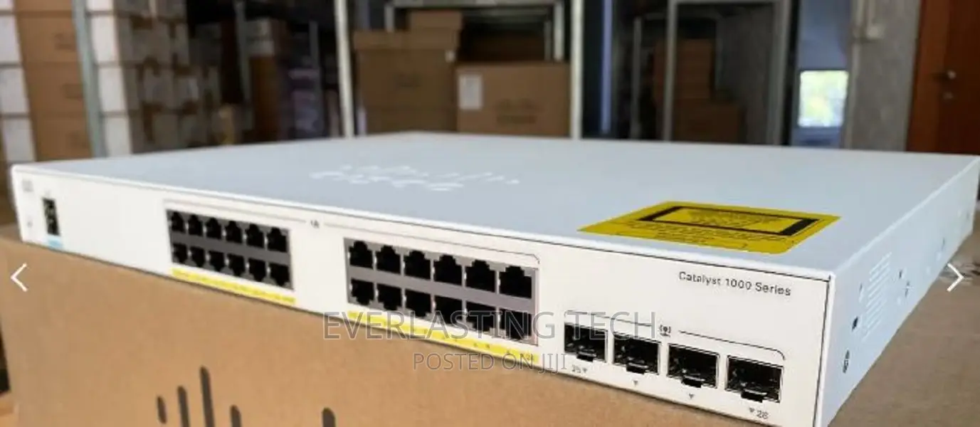 .Cisco Catalyst 1000 24port GE, POE, 4x1g SFP