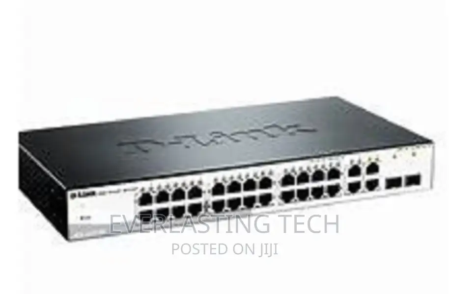 .Dlink DES-1210-28 Fast Ethernet Smart Managed Switches Non-