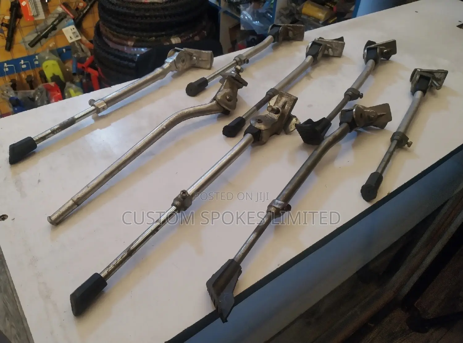 Ex UK Adjustable Bicycle Kickstands (Aluminum Steel)