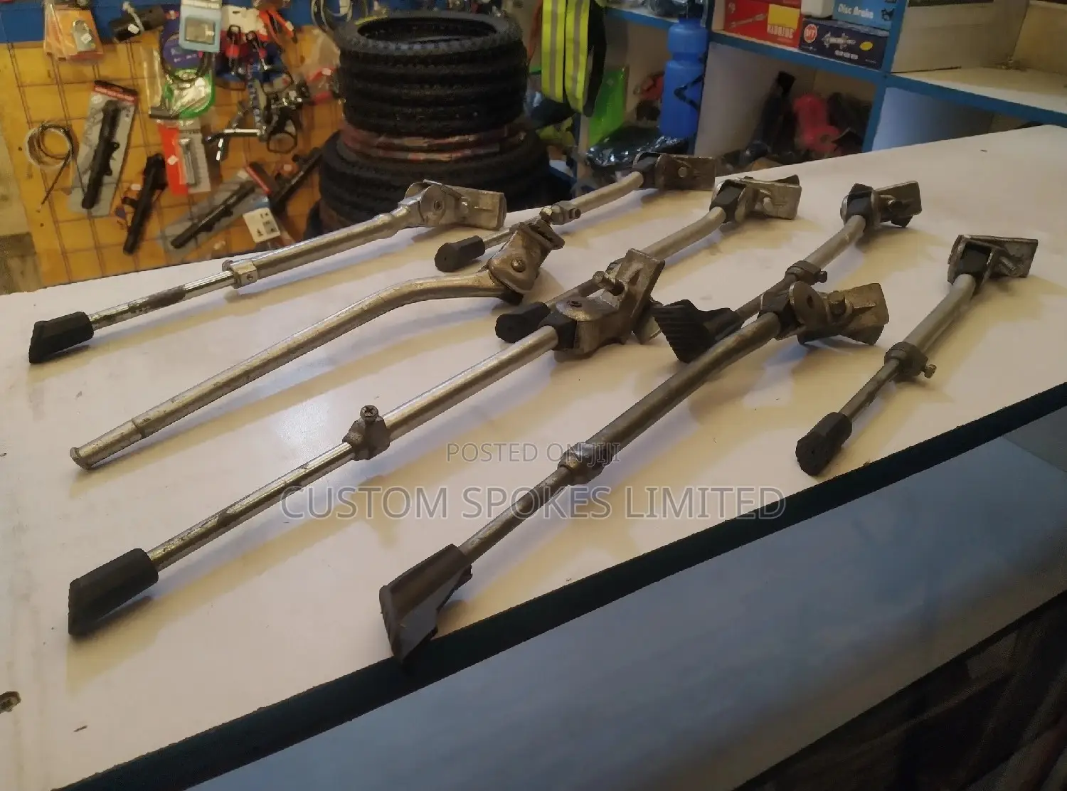 Ex UK Adjustable Bicycle Kickstands (Aluminum Steel)