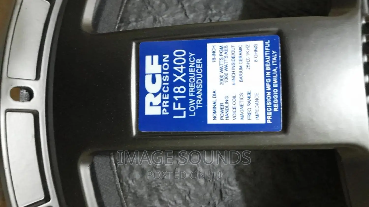 Naked Speaker RCF 18inch LF18 X400 Precision