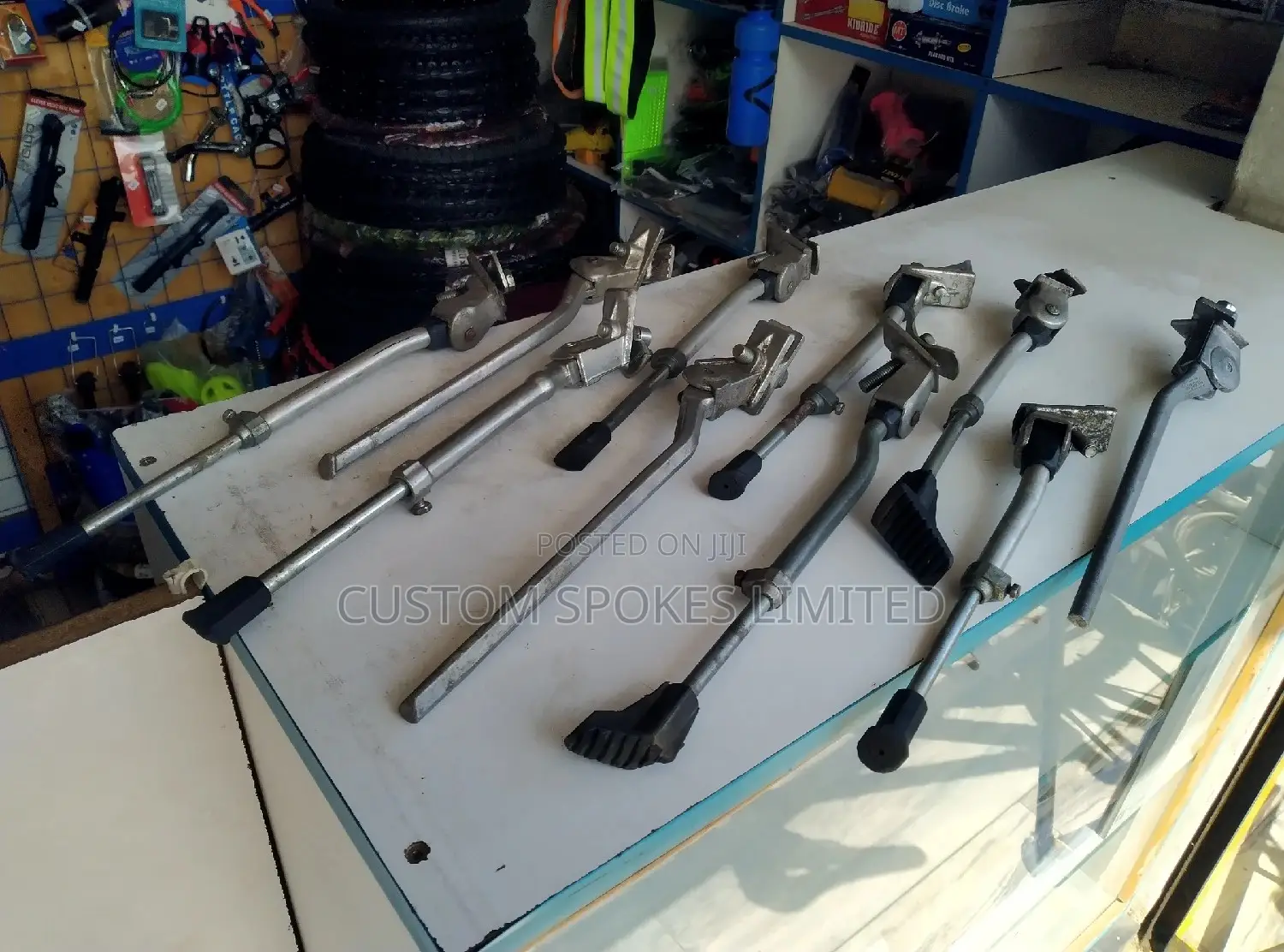 Ex UK Adjustable Bicycle Kickstands (Aluminum Steel)