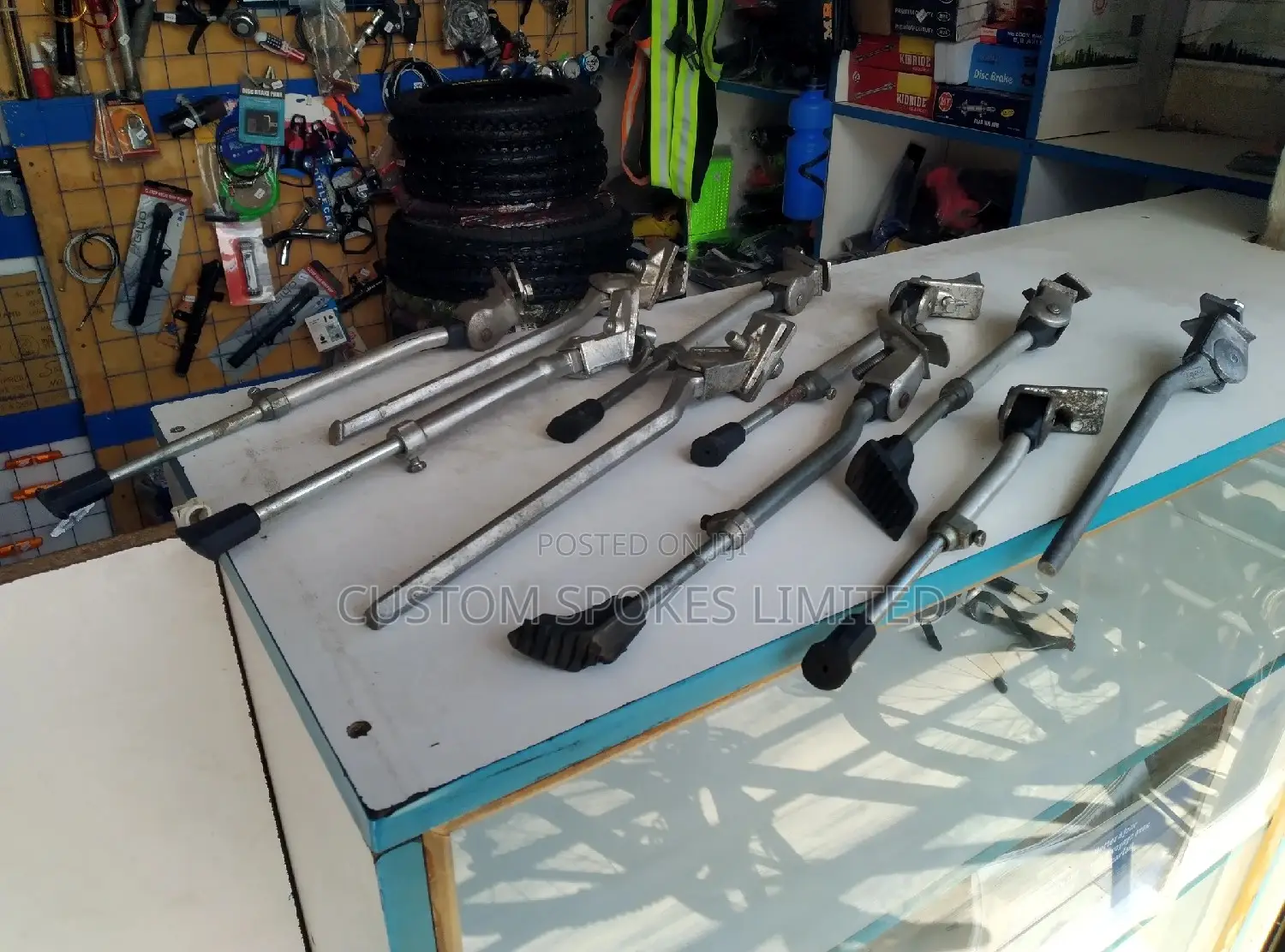Ex UK Adjustable Bicycle Kickstands (Aluminum Steel)
