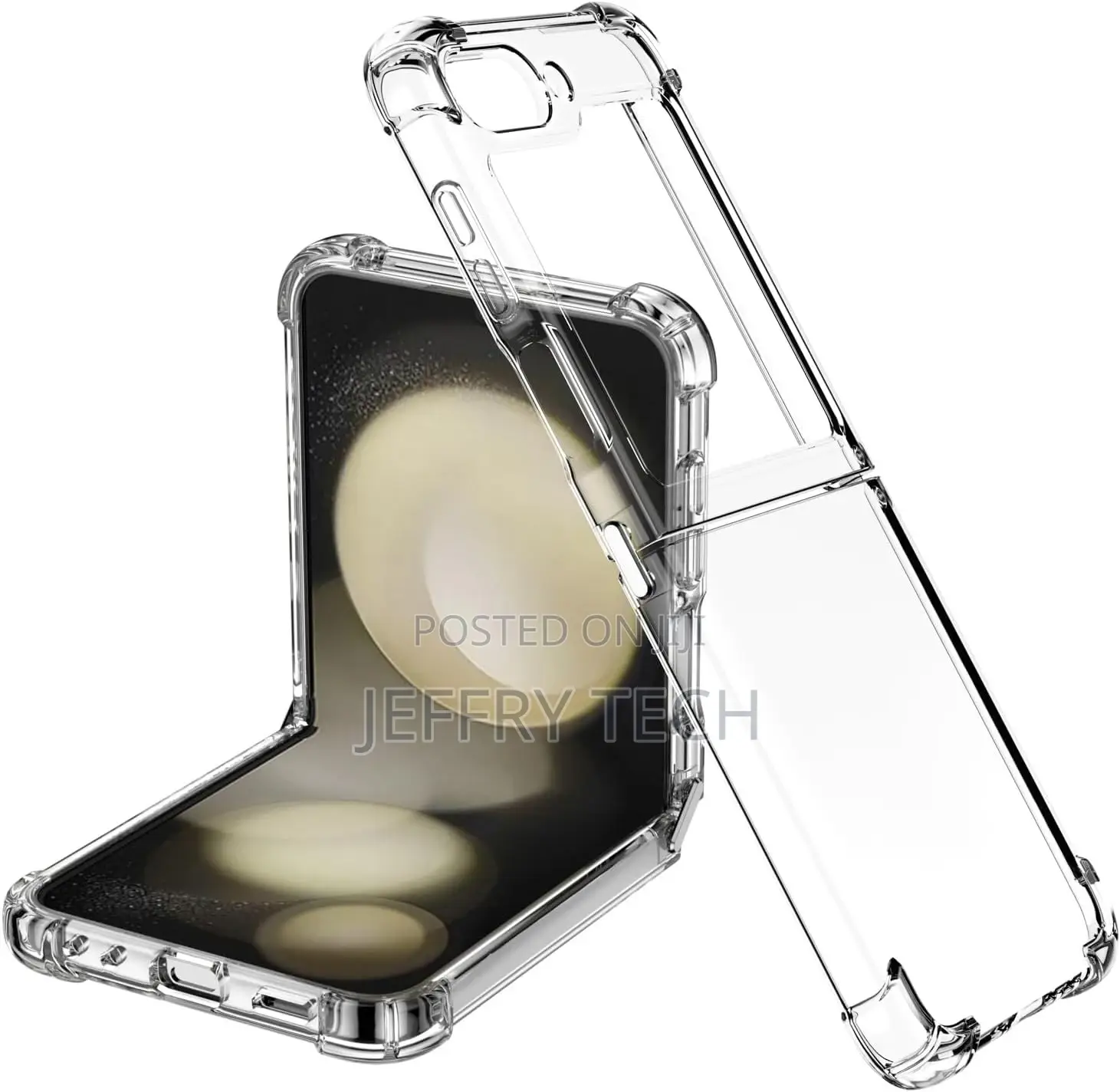 Crystal Clear for Samsung Galaxy Z Flip 5 Case Soft Shockpro