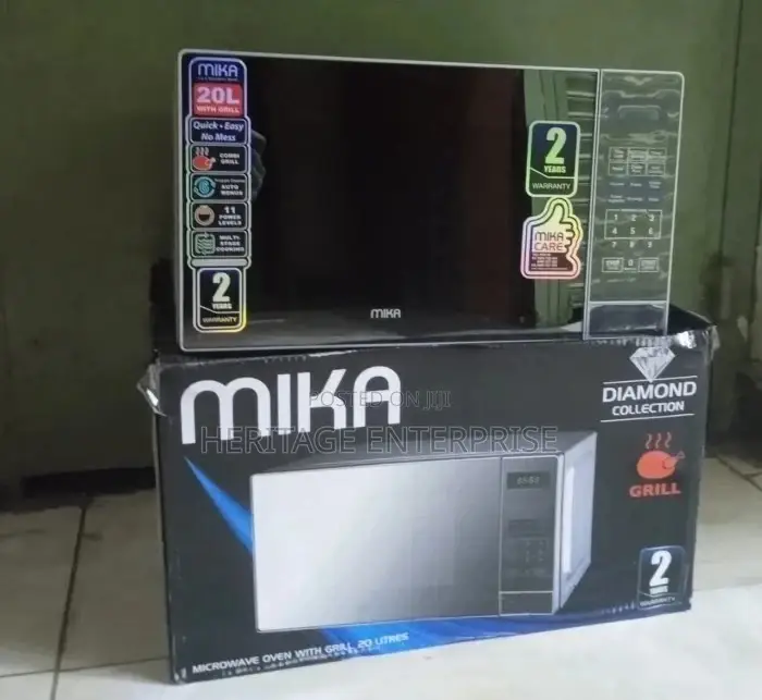 Microwave Oven, 20L, With Grill, Digital Control Panel.