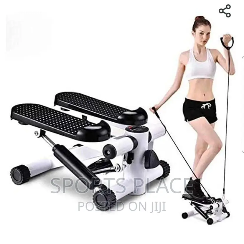 Step Exercise Machine With Display Monitor for Fitness