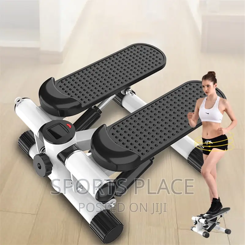 Step Exercise Machine With Display Monitor for Fitness