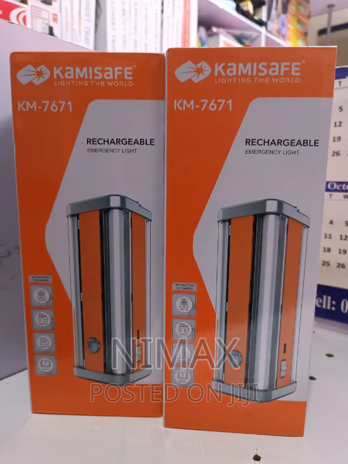 Rechargeable Emergency Light Kamisafe KM-7671