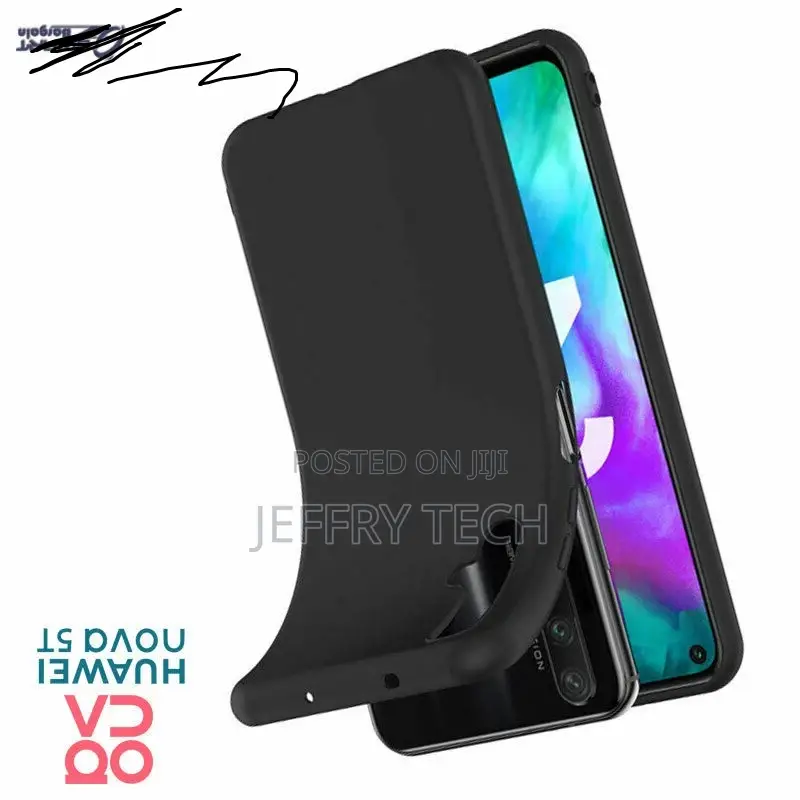 Rubber Soft Skin Case Cover for Huawei Nova 5t