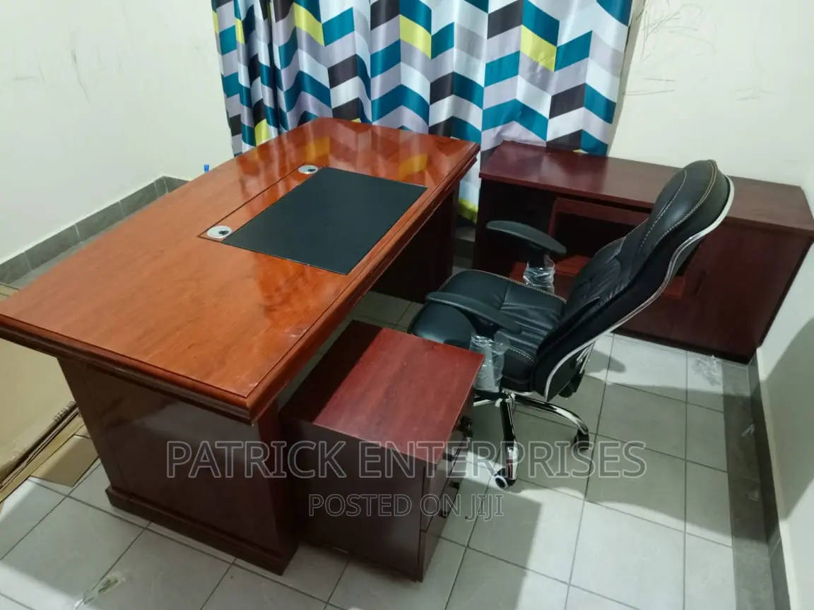 Executive Imported Office Desk Plus Executive Office Chair