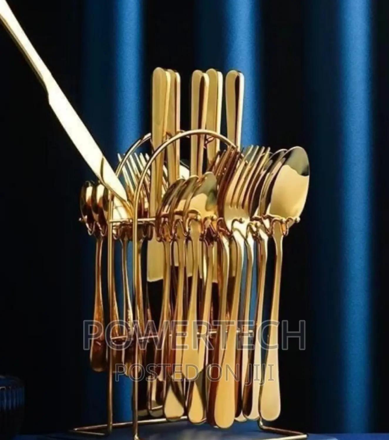 24 PCS Cutlery Golden Set